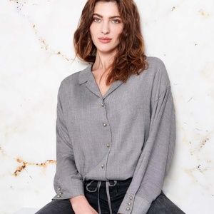 Reiko Jeans Clovis Sparkle Houndstooth Shirt